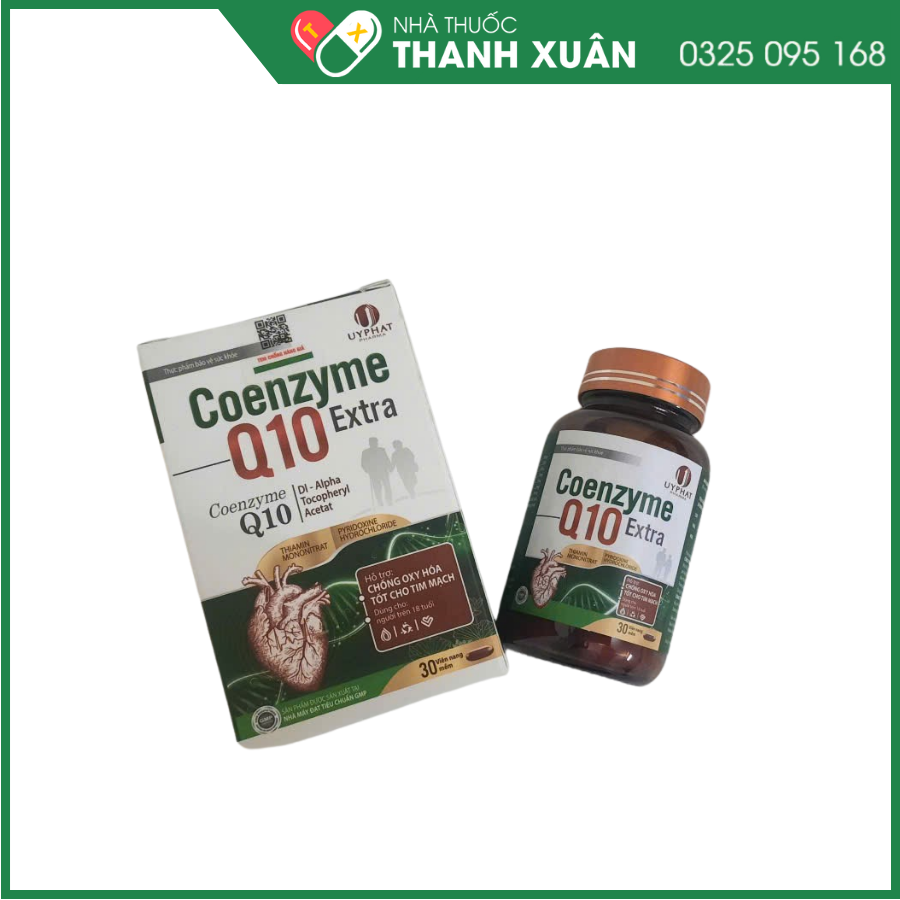 Coenzyme Q10 Extra - Uy Phát tăng cường sức khoẻ tim mạch